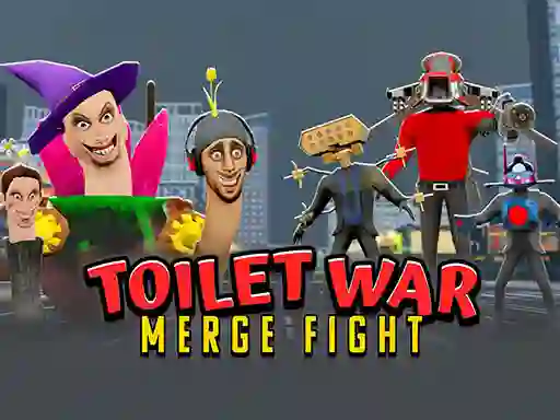 Toilet War: Merge Skibidi — безплатна онлайн игра