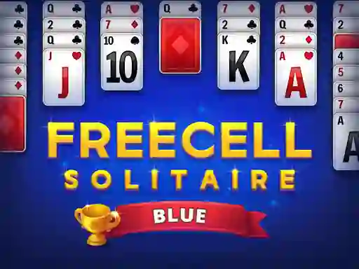 Freecell Solitaire Blue — безплатна онлайн игра