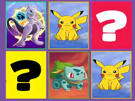 Pokemon Find Pairs — безплатна онлайн игра