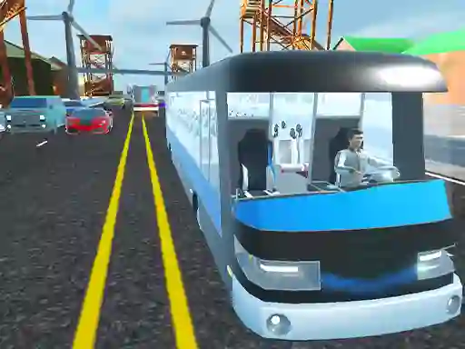 Highway Bus Rush — безплатна онлайн игра