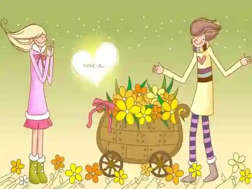 Love Couple Slide — безплатна онлайн игра