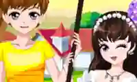 Romantic Spring Couple — безплатна онлайн игра