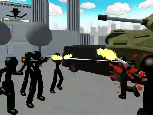 Stickman City Shooting 3d — безплатна онлайн игра