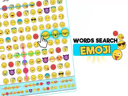 Word Search Emoji Edition — безплатна онлайн игра