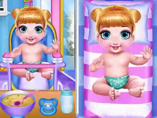 Princess New Born Twins Baby Care — безплатна онлайн игра