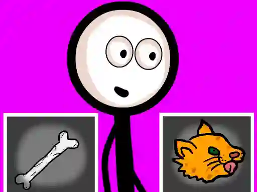 Stickman Choosing actions — безплатна онлайн игра