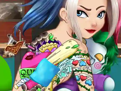 Carley Queen Fun Tattoo — безплатна онлайн игра