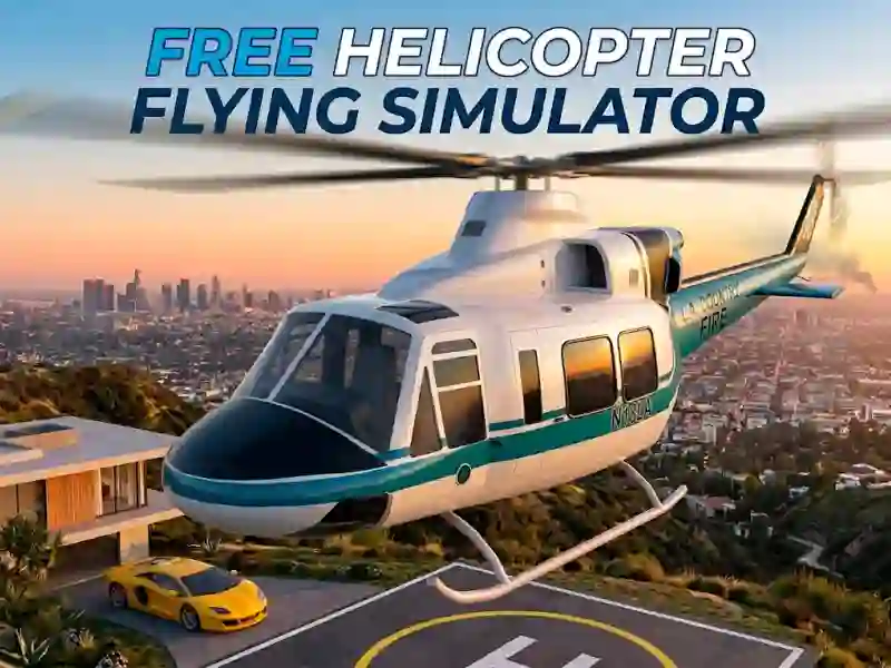 Free Helicopter Flying Simulator — безплатна онлайн игра