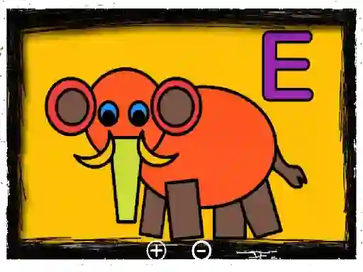 Easy Kids Coloring Letters — безплатна онлайн игра