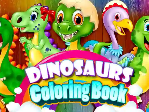 Dinosaurs Coloring Book — безплатна онлайн игра