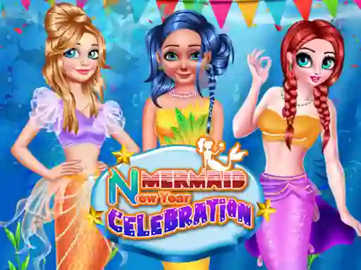 Mermaid New Year Celebration — безплатна онлайн игра