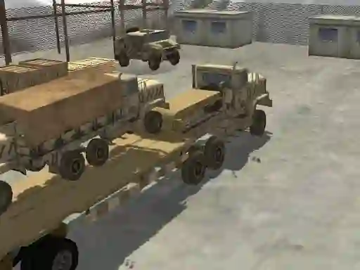 Transport Army vehicle truck driving — безплатна онлайн игра