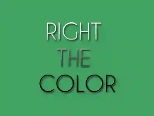 Right the Color — безплатна онлайн игра