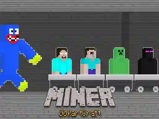 Miner GokartCraft — безплатна онлайн игра