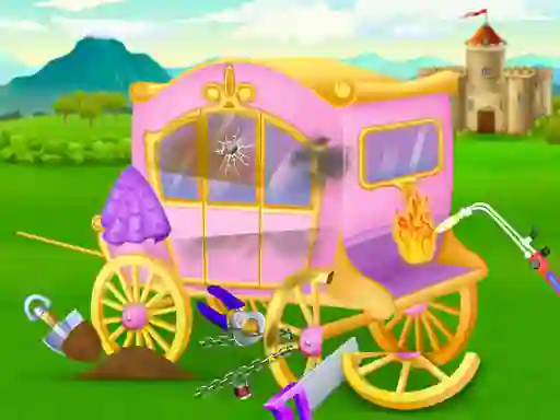 Princess Castle Cleaning — безплатна онлайн игра