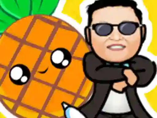 Pineapple and pen vs gangnam style — безплатна онлайн игра