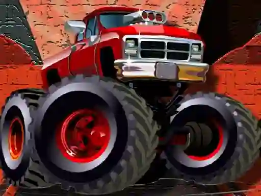 Crazy Monster Trucks Puzzle — безплатна онлайн игра