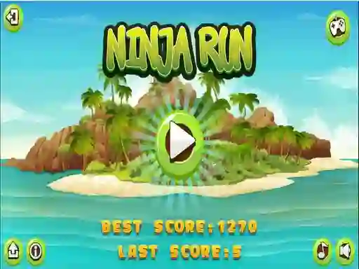 Ninja Run — безплатна онлайн игра