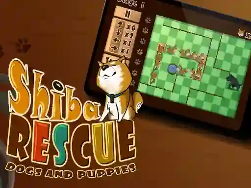 Shiba rescue : dogs and puppies — безплатна онлайн игра