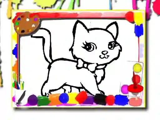 Sweet Cats Coloring — безплатна онлайн игра