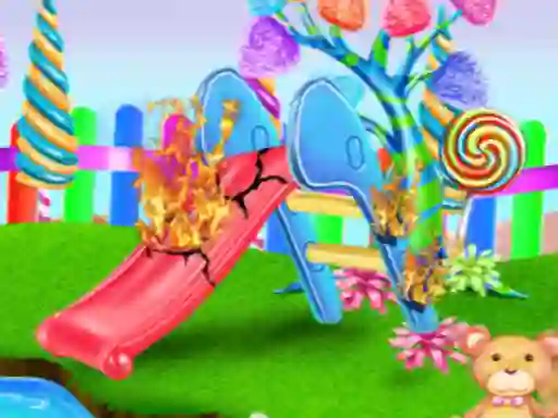 Candy Garden Cleaning — безплатна онлайн игра