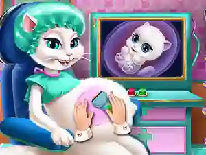 Kitty Pregnant Check-up — безплатна онлайн игра