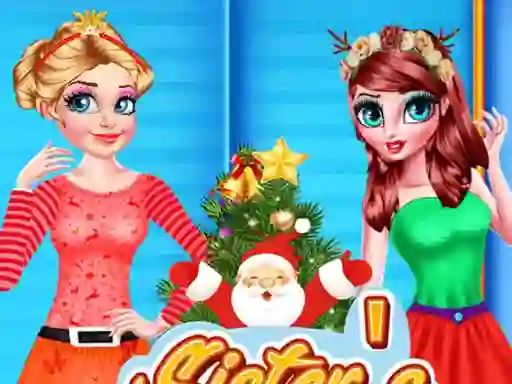Sisters Christmas Tree — безплатна онлайн игра