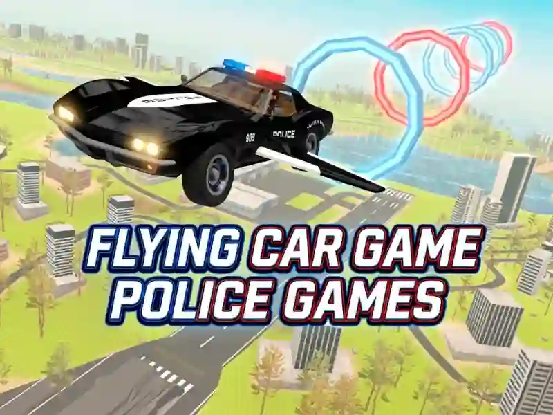 Flying Car Game Police Games — безплатна онлайн игра