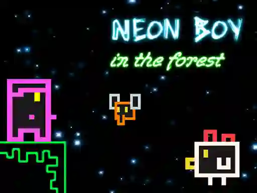 Neon Boy in the forest — безплатна онлайн игра
