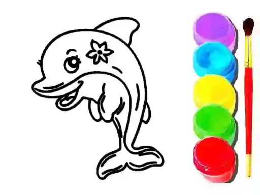 Dolphin Coloring Book — безплатна онлайн игра