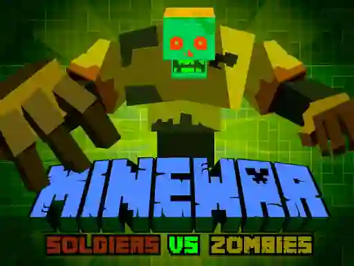 Minewar Soldiers vs Zombies — безплатна онлайн игра