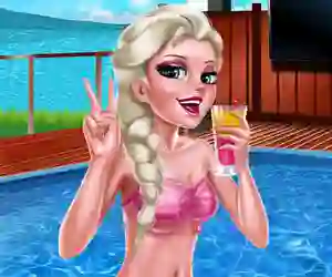 Ice Queen Pool Day — безплатна онлайн игра