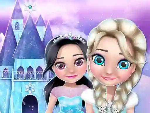 Ice Princess Doll House — безплатна онлайн игра