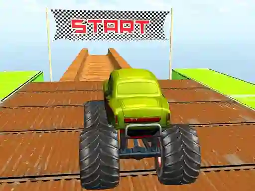 Mega ramp Monster truck — безплатна онлайн игра