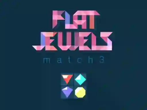 Flat jewels match 3 — безплатна онлайн игра