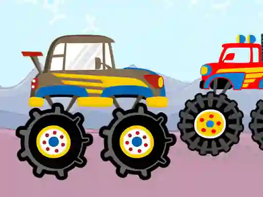 Fun Monster Trucks Jigsaw — безплатна онлайн игра