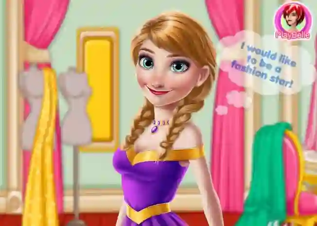 Ice Princess Modeling Carrer — безплатна онлайн игра