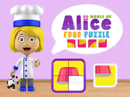 World of Alice Food Puzzle — безплатна онлайн игра