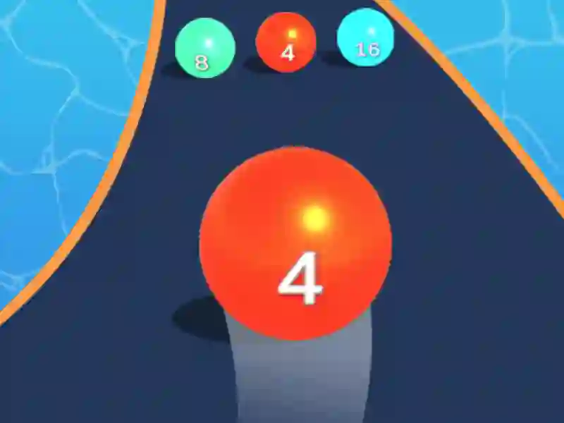 Color Ball Run 2048 — безплатна онлайн игра