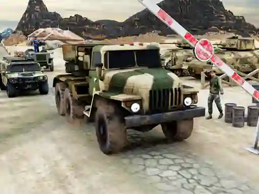 Army Machine Transporter Truck — безплатна онлайн игра