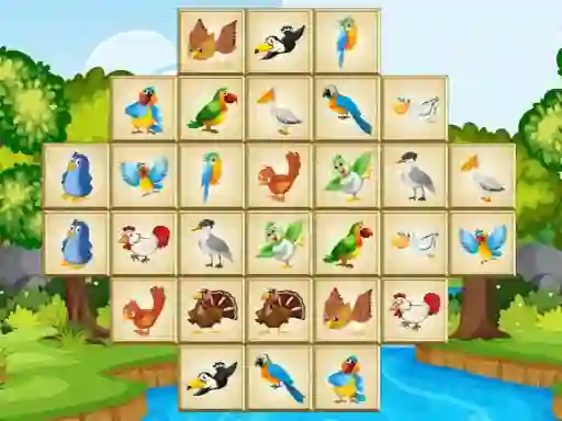 Birds Mahjong Deluxe — безплатна онлайн игра