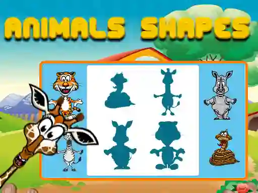 Animals Shapes — безплатна онлайн игра