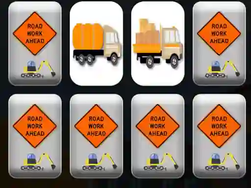 Work Trucks Memory — безплатна онлайн игра