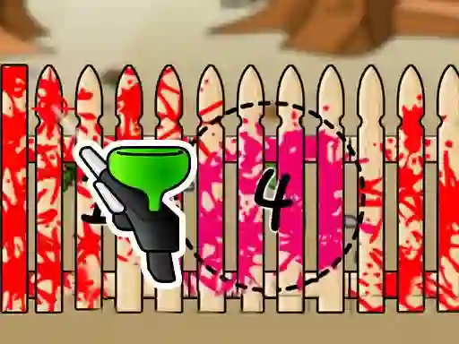 Paint the Fence — безплатна онлайн игра