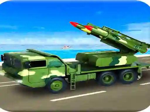 Us Army Missile Attack Army Truck Driving Games — безплатна онлайн игра