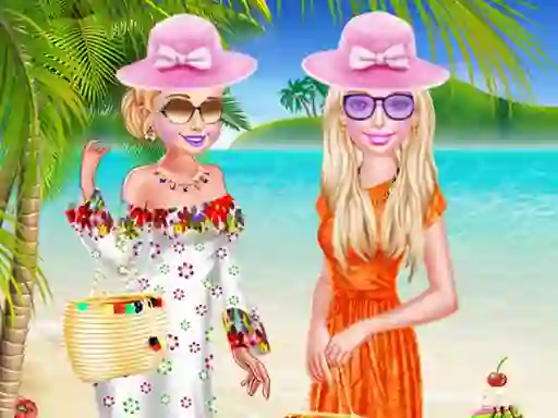 BFF Spring Beach Holiday — безплатна онлайн игра