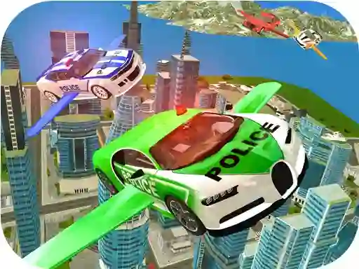 Flying Police Car Simulator — безплатна онлайн игра
