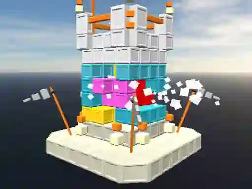 Castle Block Destruction — безплатна онлайн игра