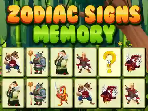 Zodiac Signs Memory — безплатна онлайн игра