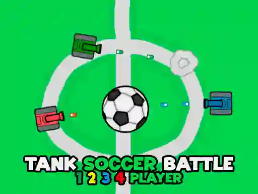 Tank Soccer Battle 1 2 3 4 Player — безплатна онлайн игра